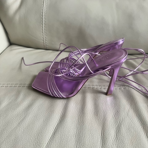 ASOS Strappy Tie Leg Sandals - Picture 4 of 9